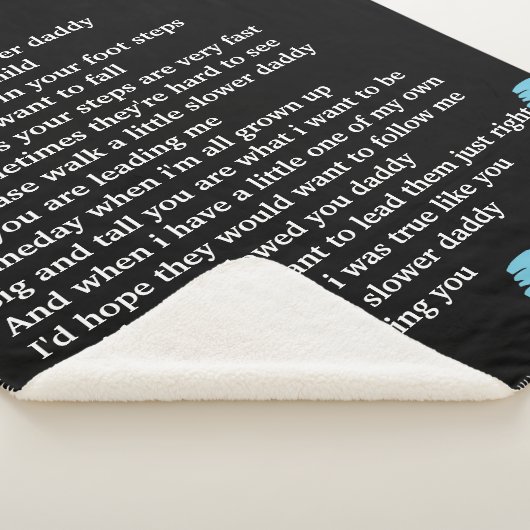 私は考え多くのパパがこの毛布を愛するだろう シェルパブランケット (3/4)