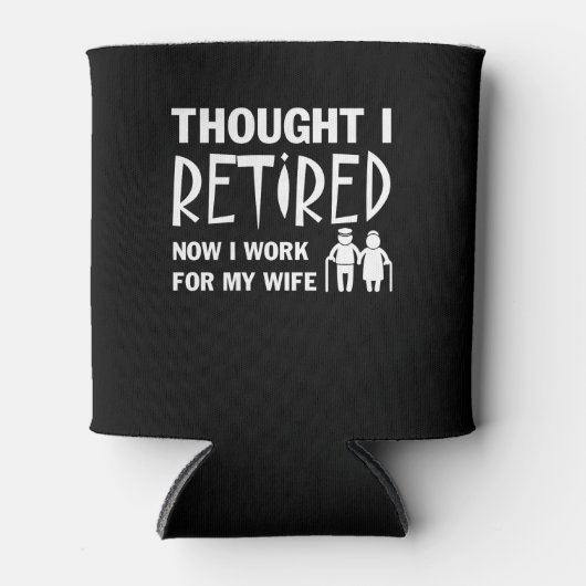 私は考え妻の働く退職夫だった 缶クーラー (正面)