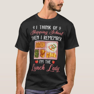 私は考え学校をスキップし、私はLを覚えている Tシャツ