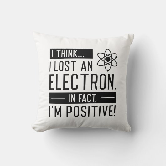 私は考え実失ったのところ電子である前向き クッション (正面)