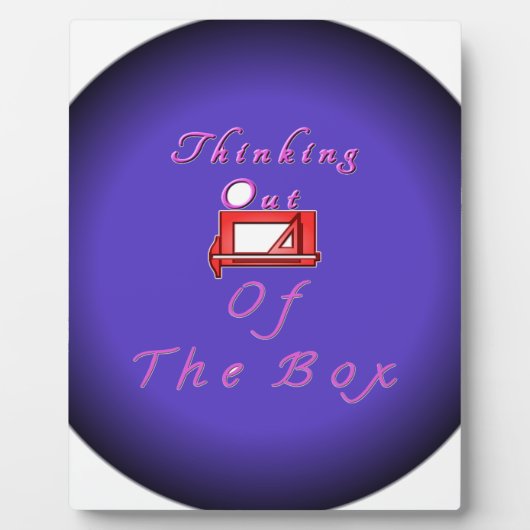 私は考え箱の外に出た。 フォトプラーク (正面)