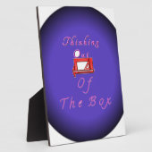 私は考え箱の外に出た。 フォトプラーク (側面)