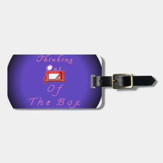 私は考え箱の外に出た。 ラゲッジタグ (正面横)
