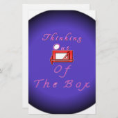 私は考え箱の外に出た。 便箋 (正面/裏面)