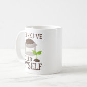 私は考え自分を汚した コーヒーマグカップ (正面左)