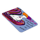 私は考え自由に熱狂するす得 マグネット (右側)