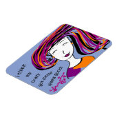 私は考え自由に熱狂するす得 マグネット (左側)