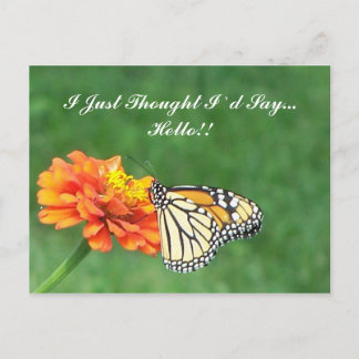 私は考え言いたい…こんにちは!! ポストカード