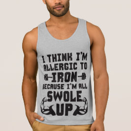 私は考え鉄アレルギーだ。私は全て元気だ。 Tシャツ