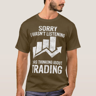 私は考えTee株式市場の取引について Tシャツ
