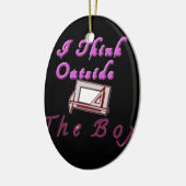 私は考えZAボックスの外に。 セラミックオーナメント (左)