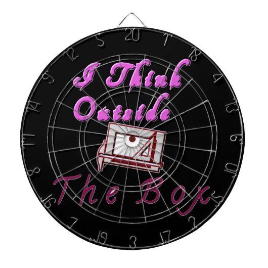 私は考えZAボックスの外に。 ダーツボード (正面)