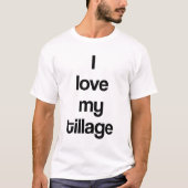 私は耕作が好き Tシャツ (正面)
