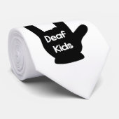 私は耳が聞こえない子供のタイ愛します ネクタイ (ロール)