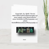 私は耳が良い……グリーティングカード カード (裏面)