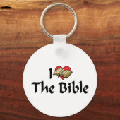 私は聖書のキーチェーンが大好き キーホルダー (正面)