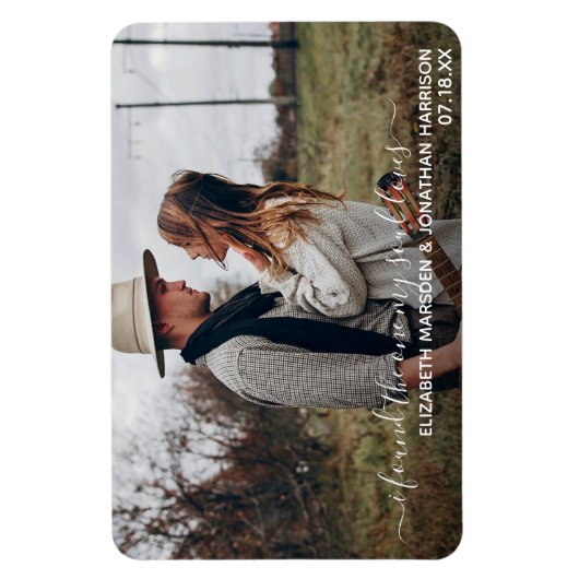 私は聖書の一つの引用文エレガントの写真を見つけた マグネット (縦)