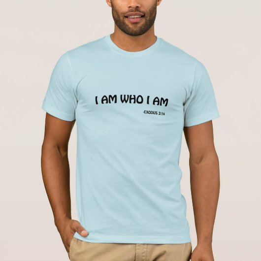 私は聖書の引用文 Tシャツ (正面)