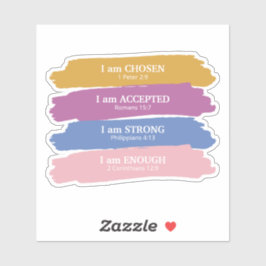 私は聖書の聖句パーソナライズされた シール