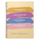 私は聖書の聖句パーソナライズされた ノートブック (正面)