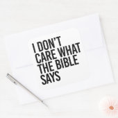 私は聖書気にの言う事を知らない スクエアシール (封筒)