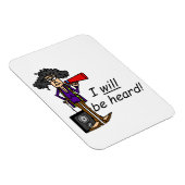 私は聞かれます マグネット (右側)