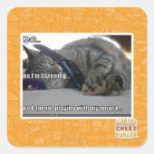 私は聞だ スクエアシール (正面)