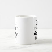 私は聞ない コーヒーマグカップ (中央)