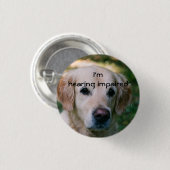 私は聴覚障害のバッジだ 缶バッジ (正面&裏面)