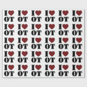 私は職業セラピー ラッピングペーパー (フラット)