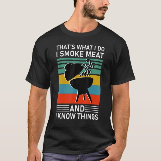私は肉を吸い、私は物事を知っている2 Tシャツ (正面)