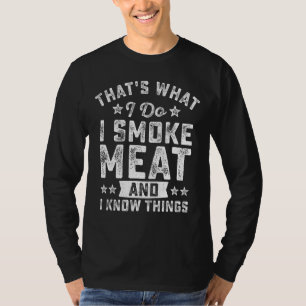 私は肉を吸い、私は薄く知っているものを行うメンズ Tシャツ