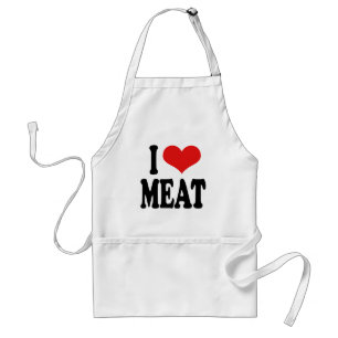 私は肉を愛します スタンダードエプロン