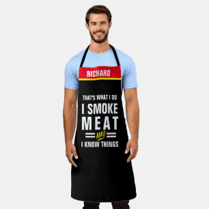 私は肉エプロンを吸う – BBQおもしろいグリルギフト エプロン