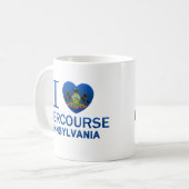 私は肉体関係、PAを愛します コーヒーマグカップ (正面左)