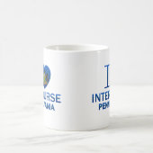 私は肉体関係、PAを愛します コーヒーマグカップ (中央)