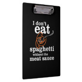 私は肉汁食べを抜いてスパゲッティを食べない クリップボード (右)