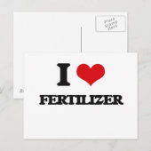 私は肥料が大好き ポストカード (正面/裏面)