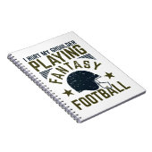 私は肩のファンタジー遊を痛めたおもしろい ノートブック (右側)