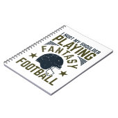 私は肩のファンタジー遊を痛めたおもしろい ノートブック (左側)