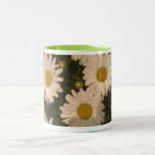 私は肯定コーヒーマグ、11oz癒された ツートーンマグカップ (中央)