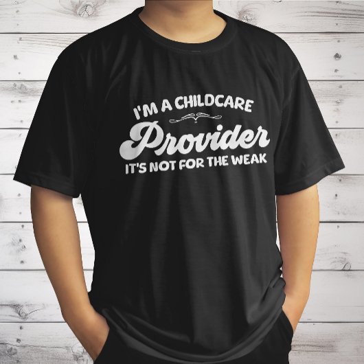私は育児の提供者だ今週は関係ない Tシャツ