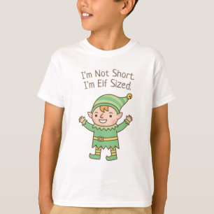私は背が低いわけじゃない、エルフサイズなんです Funny T-Shirt Tシャツ