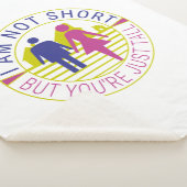 私は背が低くなくあなたは背が高い シェルパブランケット (3/4)