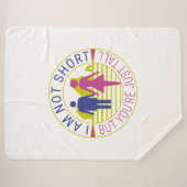 私は背が低くなくあなたは背が高い シェルパブランケット (正面(横))