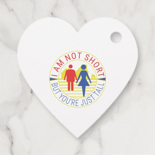 私は背が低くなくあなたは背が高い フェイバータグ (裏面)