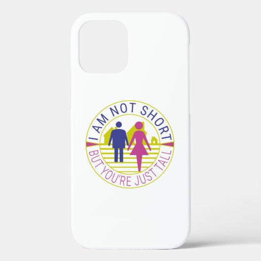 私は背が低くなくあなたは背が高い Case-Mate iPhoneケース (裏面)