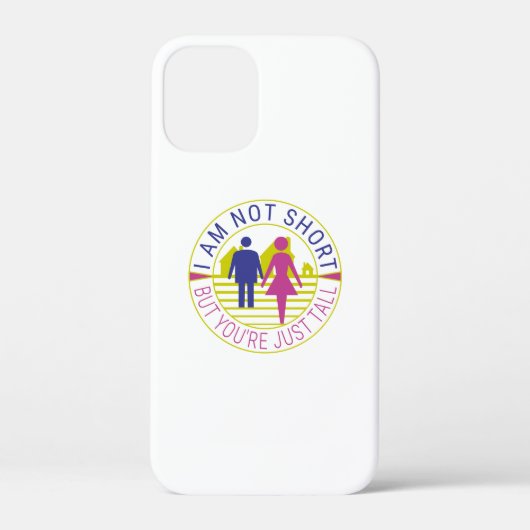 私は背が低くなくあなたは背が高い Case-Mate iPhoneケース (裏面)