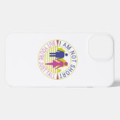 私は背が低くなくあなたは背が高い iPhoneケース (裏面横)