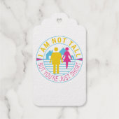 私は背が高くないが、あなたは短い ギフトタグ (裏面)